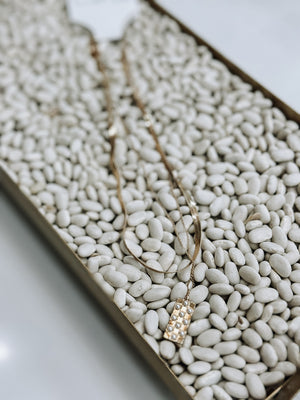 Double Layered Pearl Studded Necklace
