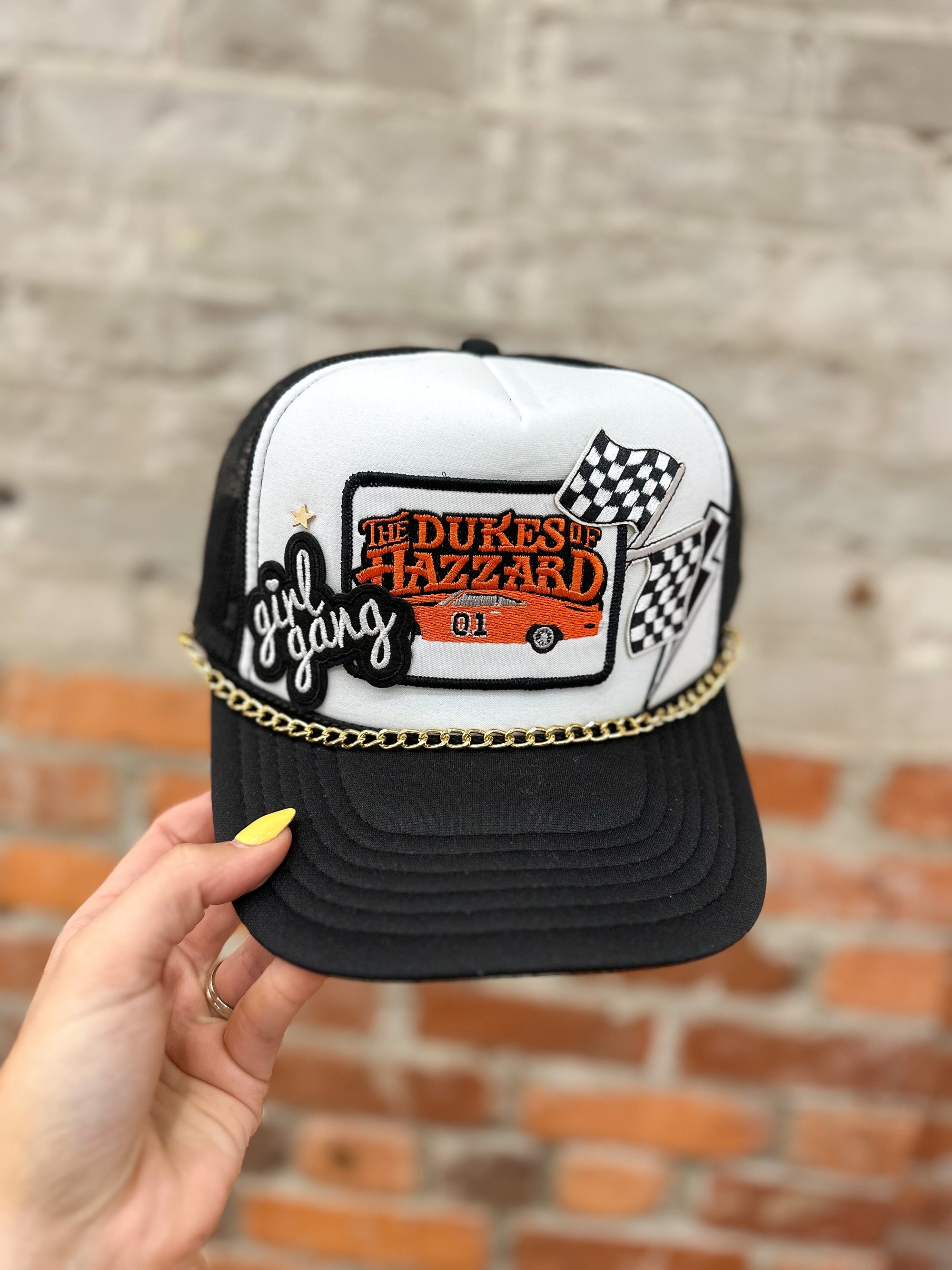 Pre-Made Dukes of Hazard Patched Hat