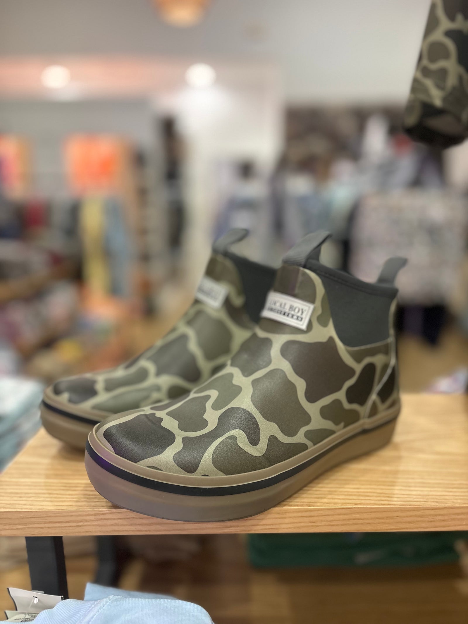 Local Boy Rubber Boots - Brush Camo