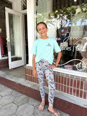 Youth Local Girl Leggings - Localflage Bluff