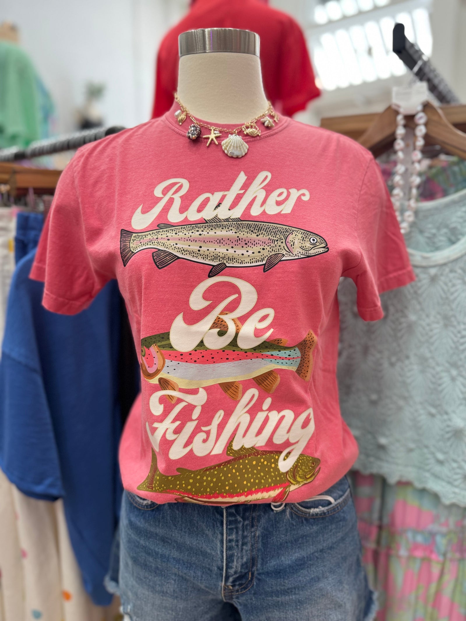 Rather Be Fishin' Comfort Colors Tee
