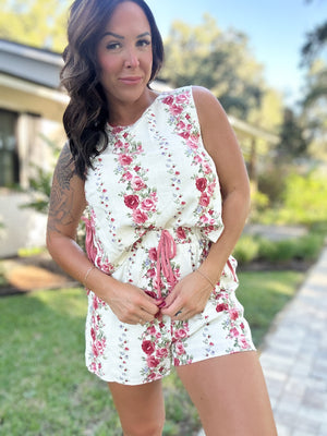 Stella Grace Floral Printed 2-Piece