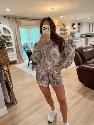 Birdie Lightweight Long Sleeve Camo Tee