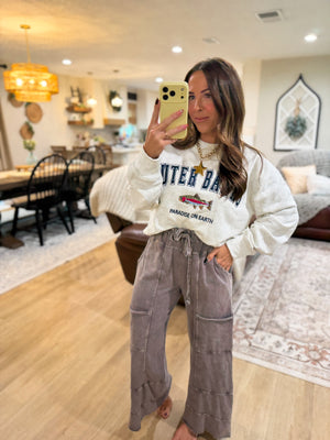 Outer Banks Embroidered Crew Neck