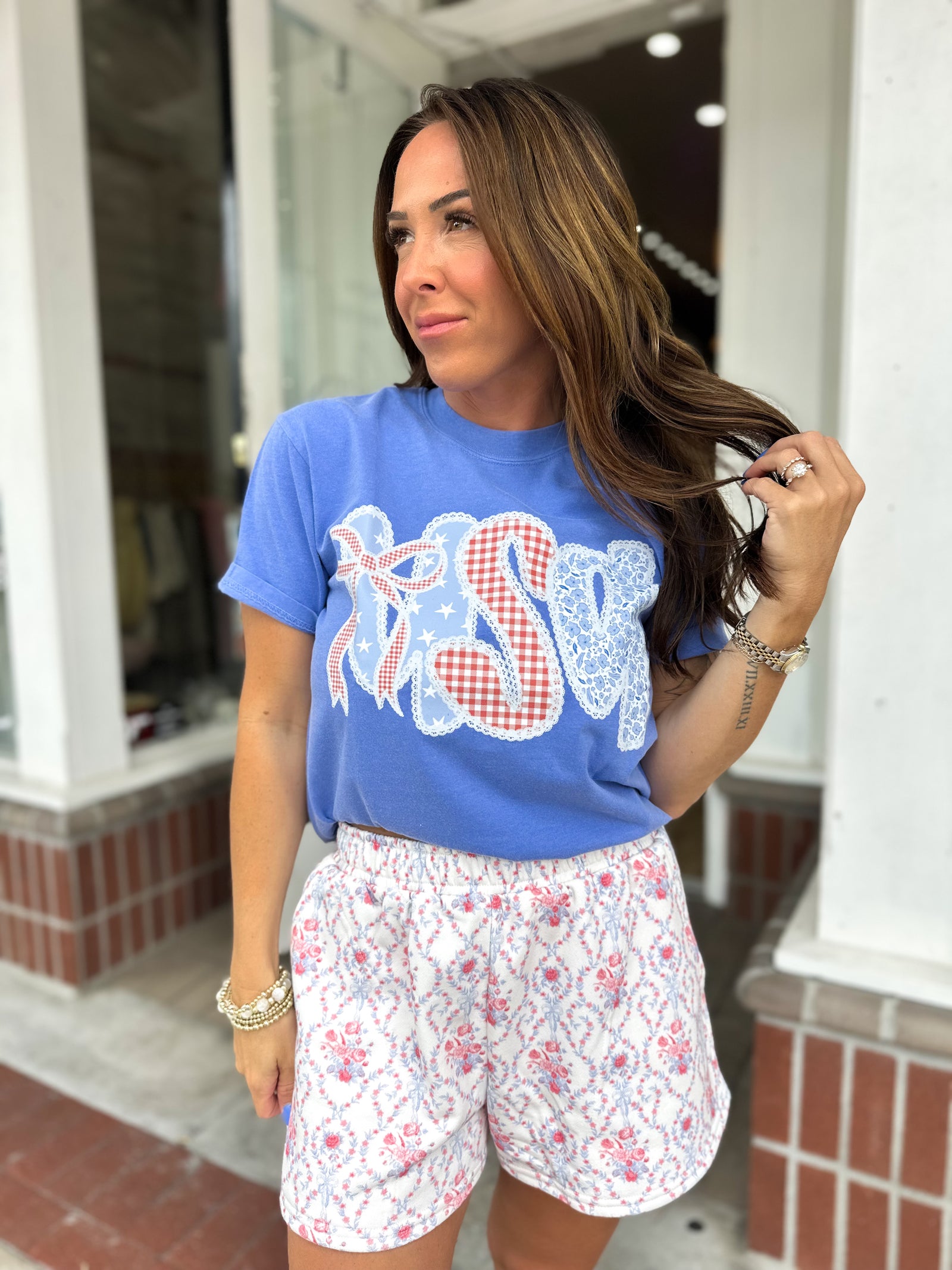 USA Bow Comfort Colors Tee