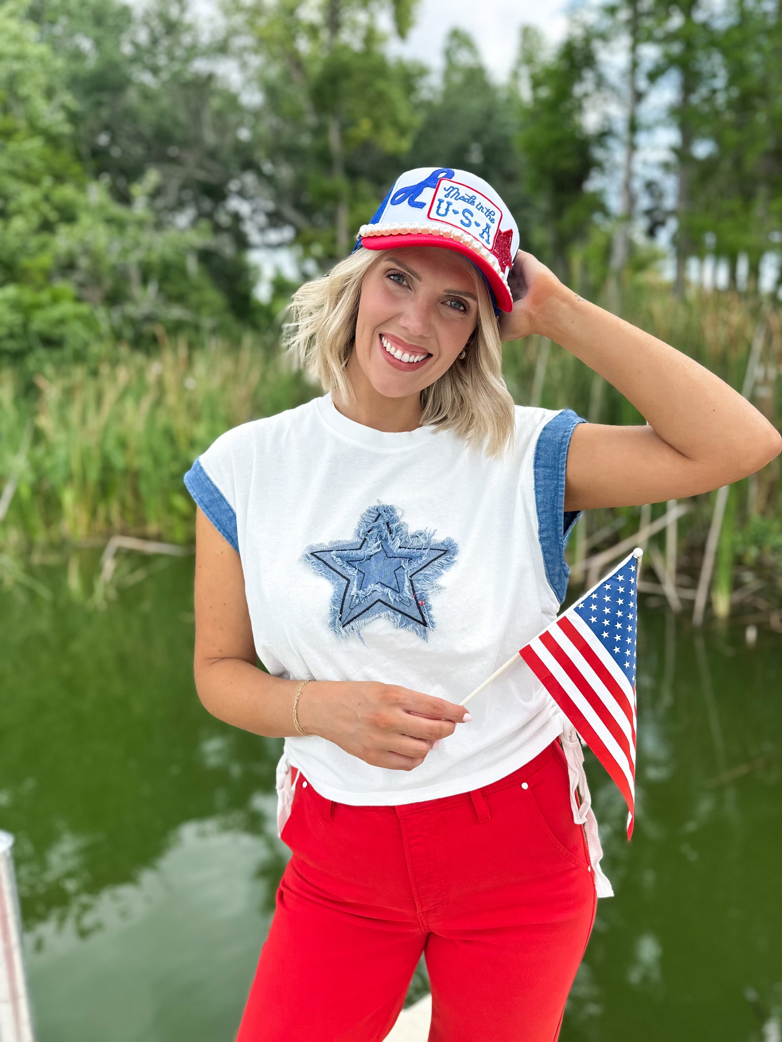 Made For All Stars Boxy Drawstring Top