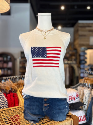 She's A Firecracker Halter Neck Sweater Top - Ivory