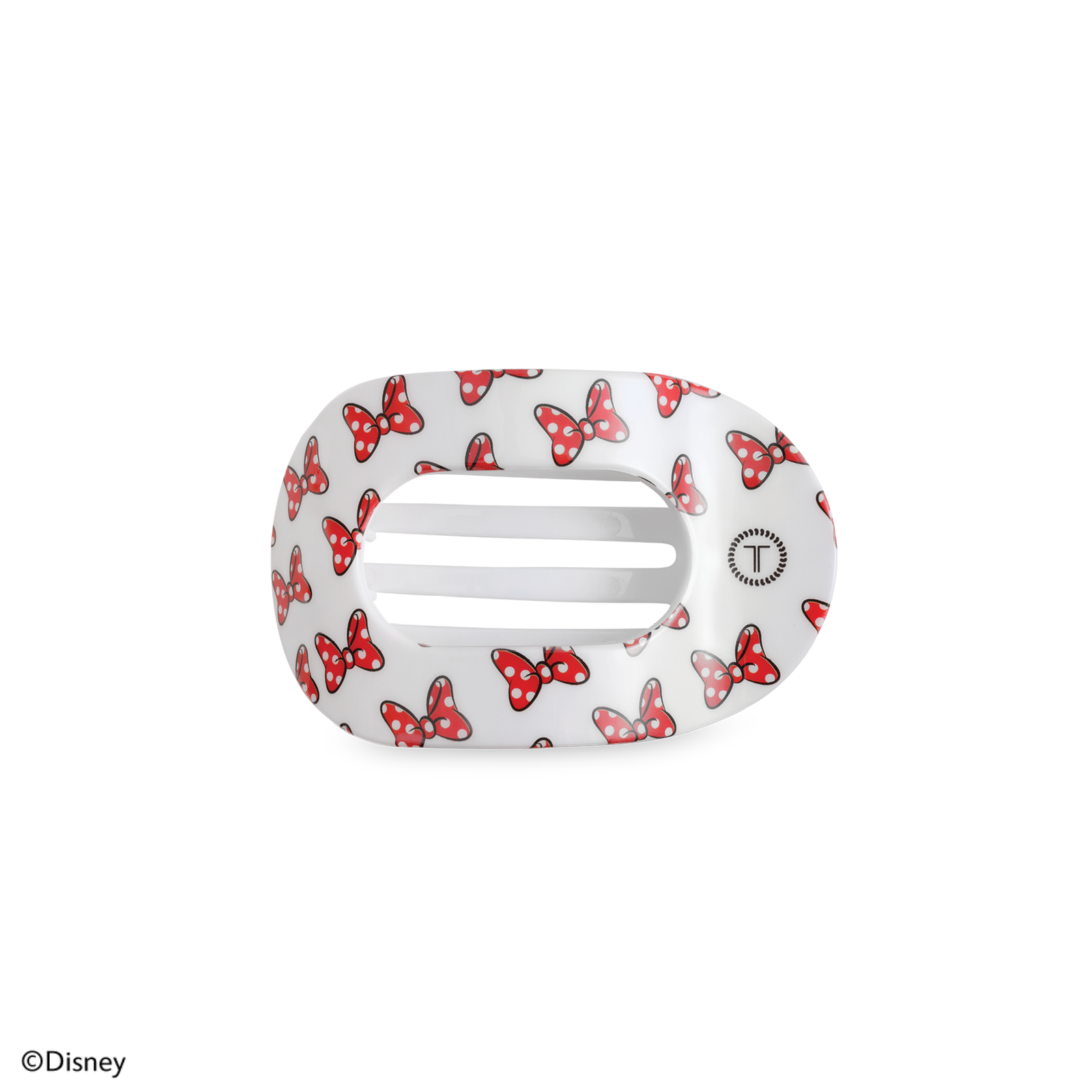 Flat Round Hair Clip | Small | Minnie Mouse Loves Her Bows!