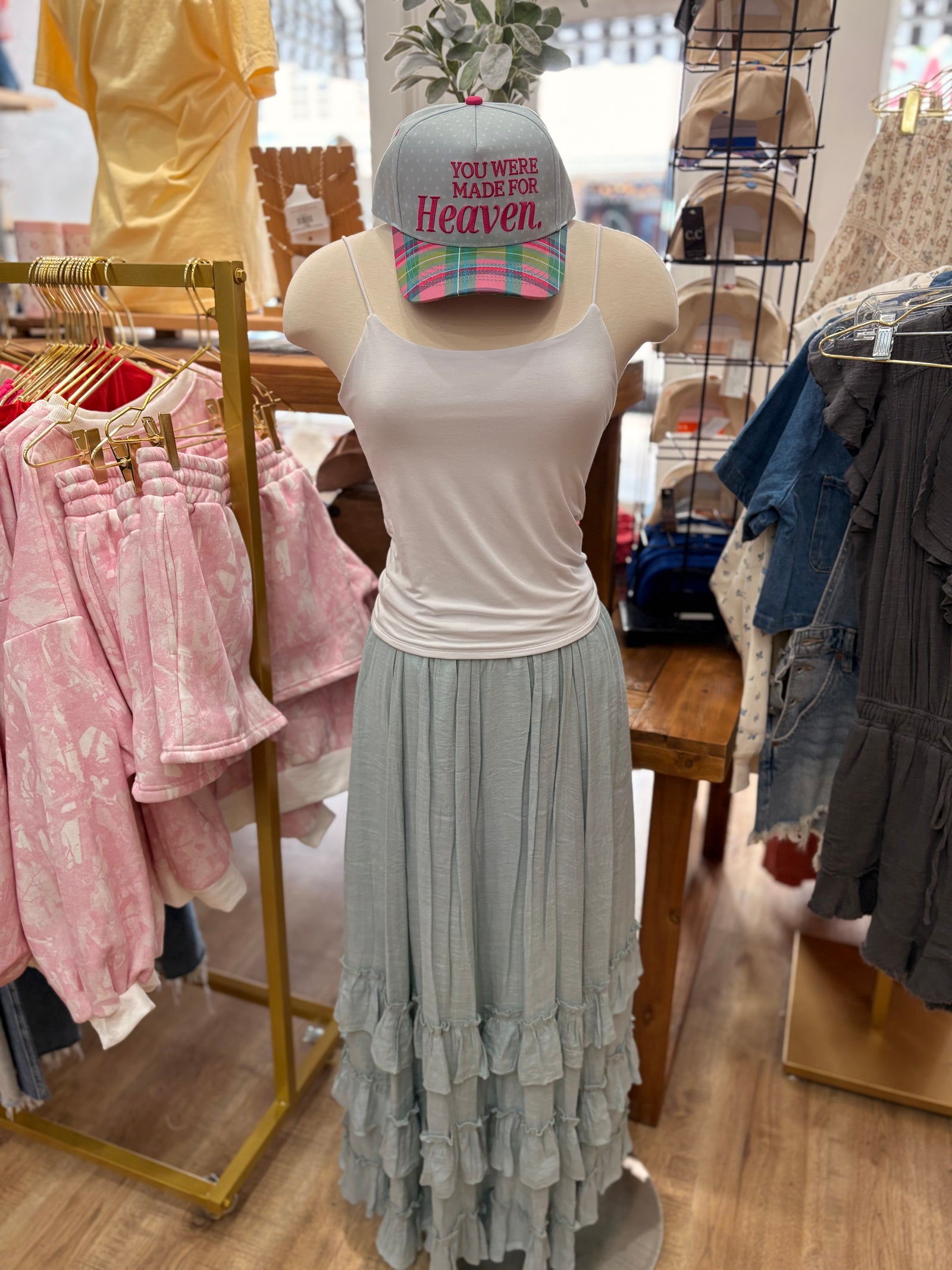 Camila Easy Flow Tiered Ruffle Maxi Skirt