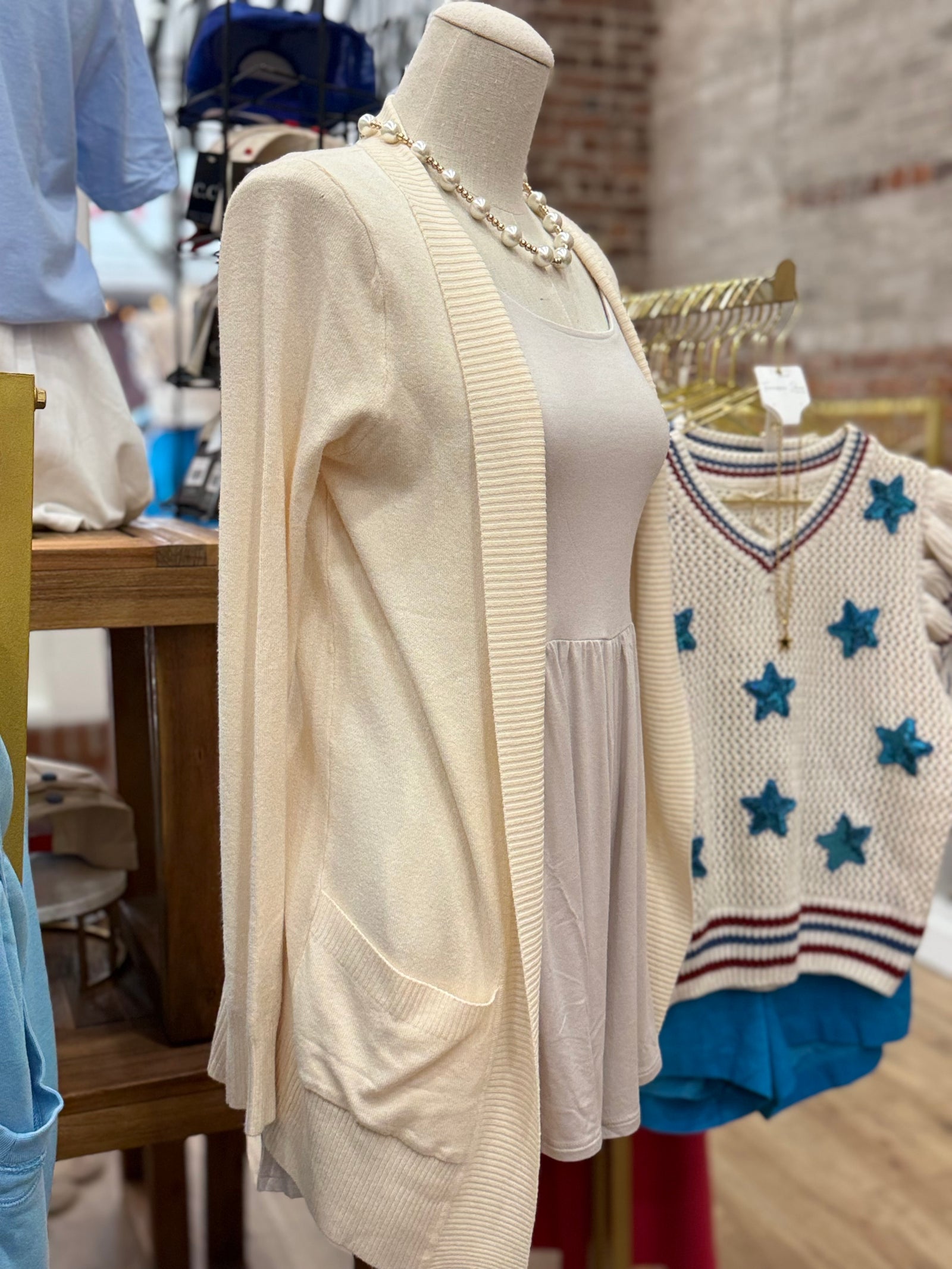 Jolene Knit Cardigan - Ivory