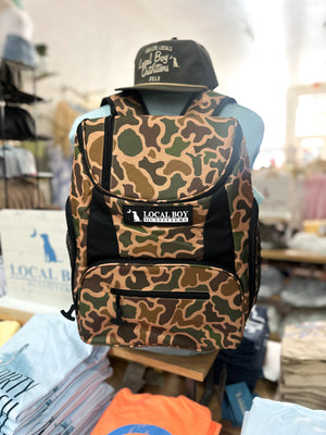 Local Boy Cooler Backpack - Old School Camo