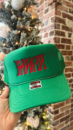 Howdy Embroidered Trucker Hat