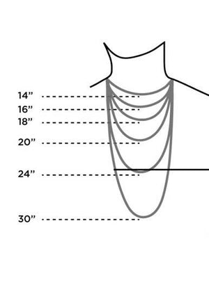 Layered Pearl Charm Necklace