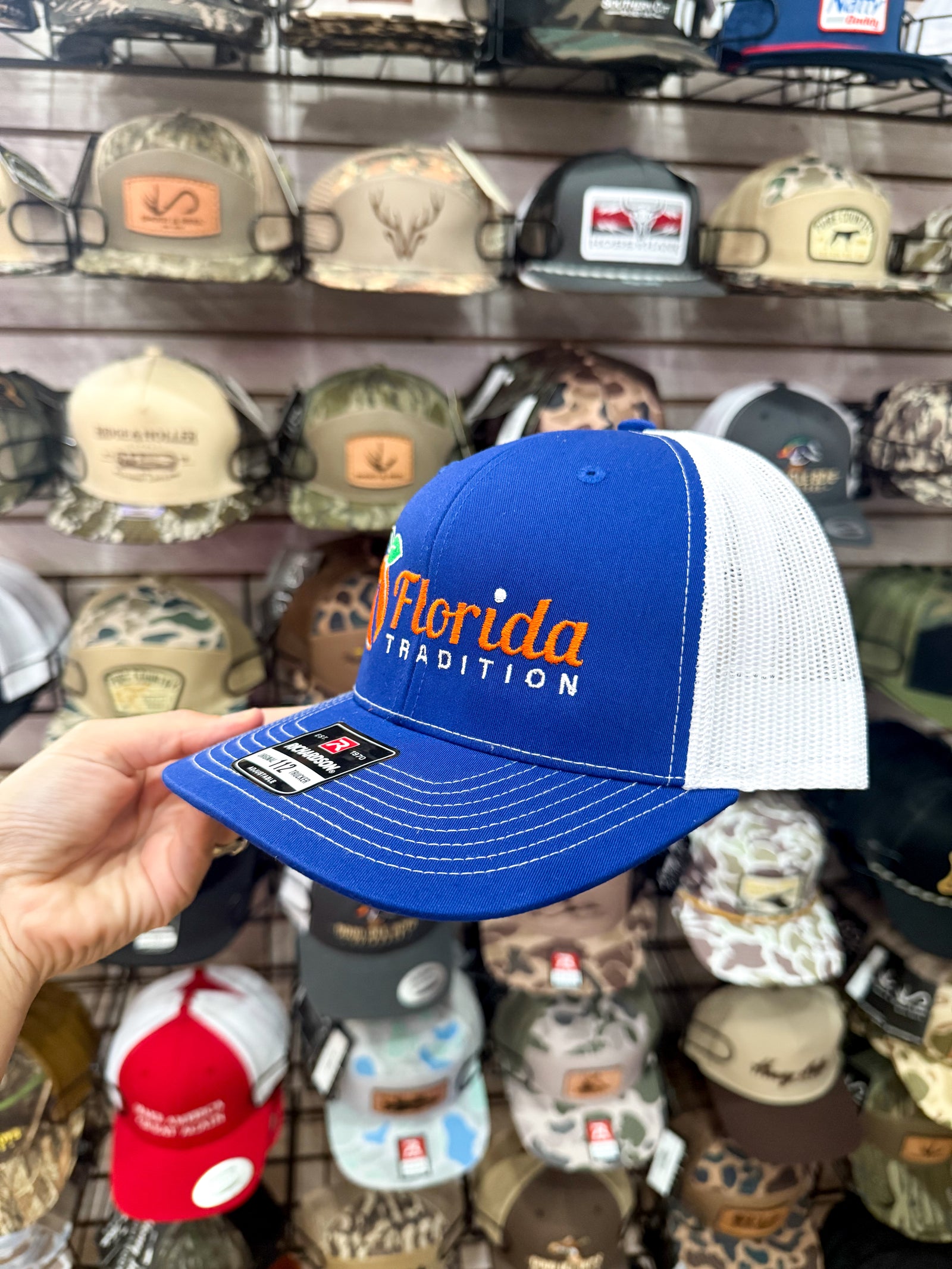 Florida Traditions Hat - Royal FL Citrus