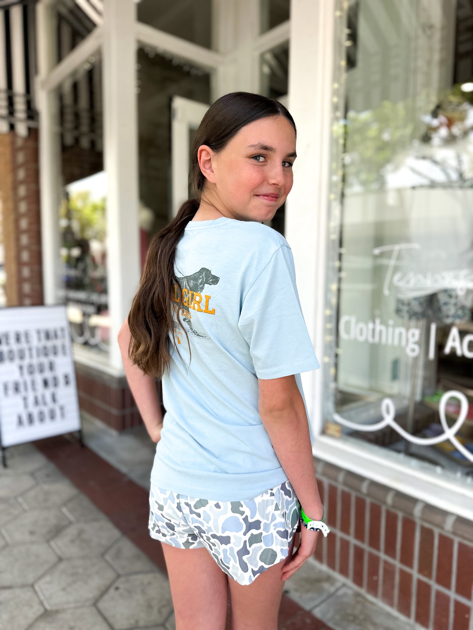 Local Girl Youth Setter on Point Tee