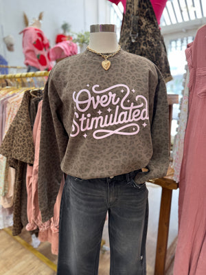 Overstimulated Leopard Pullover
