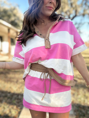 Play with My Heart Striped Top