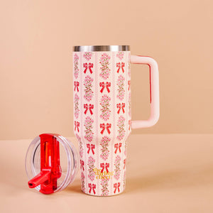 40 oz Lifestyle Flip Straw Tumbler-Oh So Merry