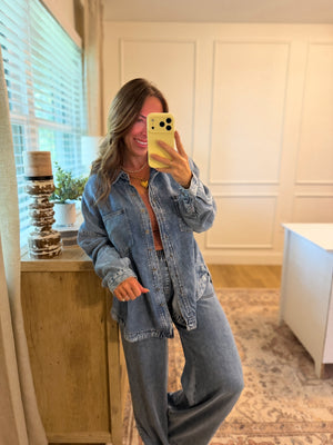 Franklin Washed Chambray Button Down