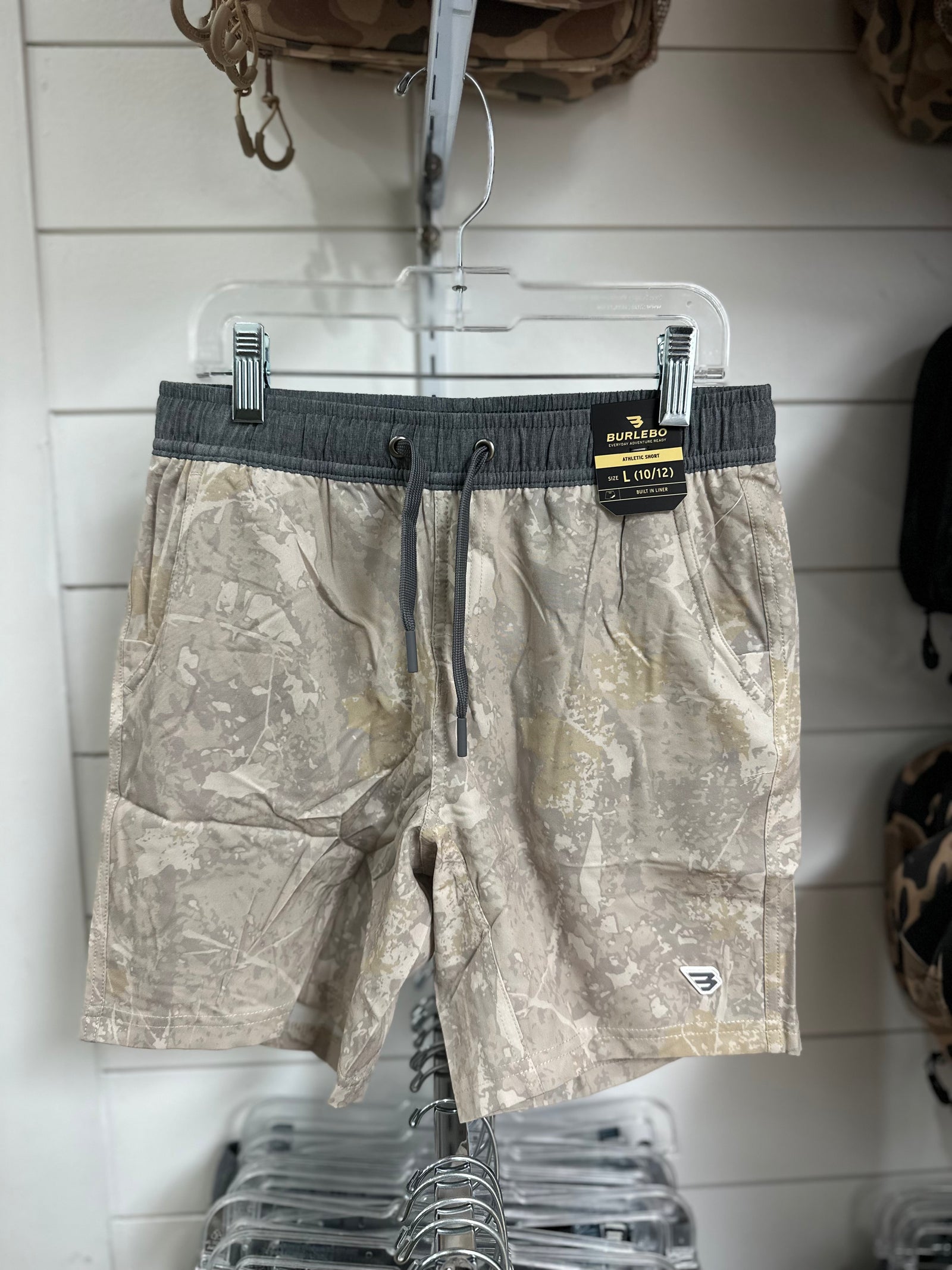 Youth Burlebo Athletic Shorts - Drifter Camo