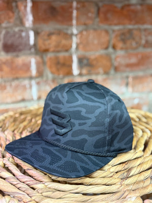 Burlebo Flying B Black Camo Hat
