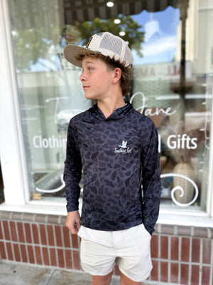 Youth Southern Cut Pro Hoodie - Midnight Camo