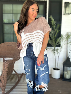 Dani Oversized Knit Top