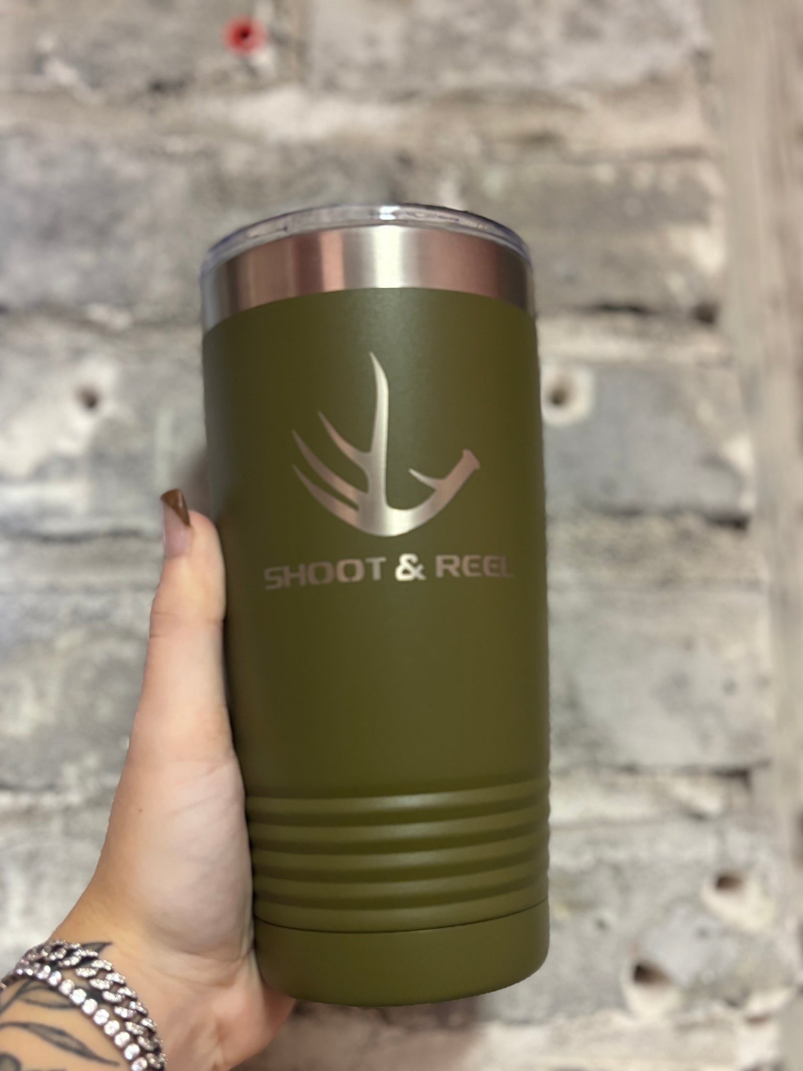 Shoot & Reel 20oz Cup - Antler