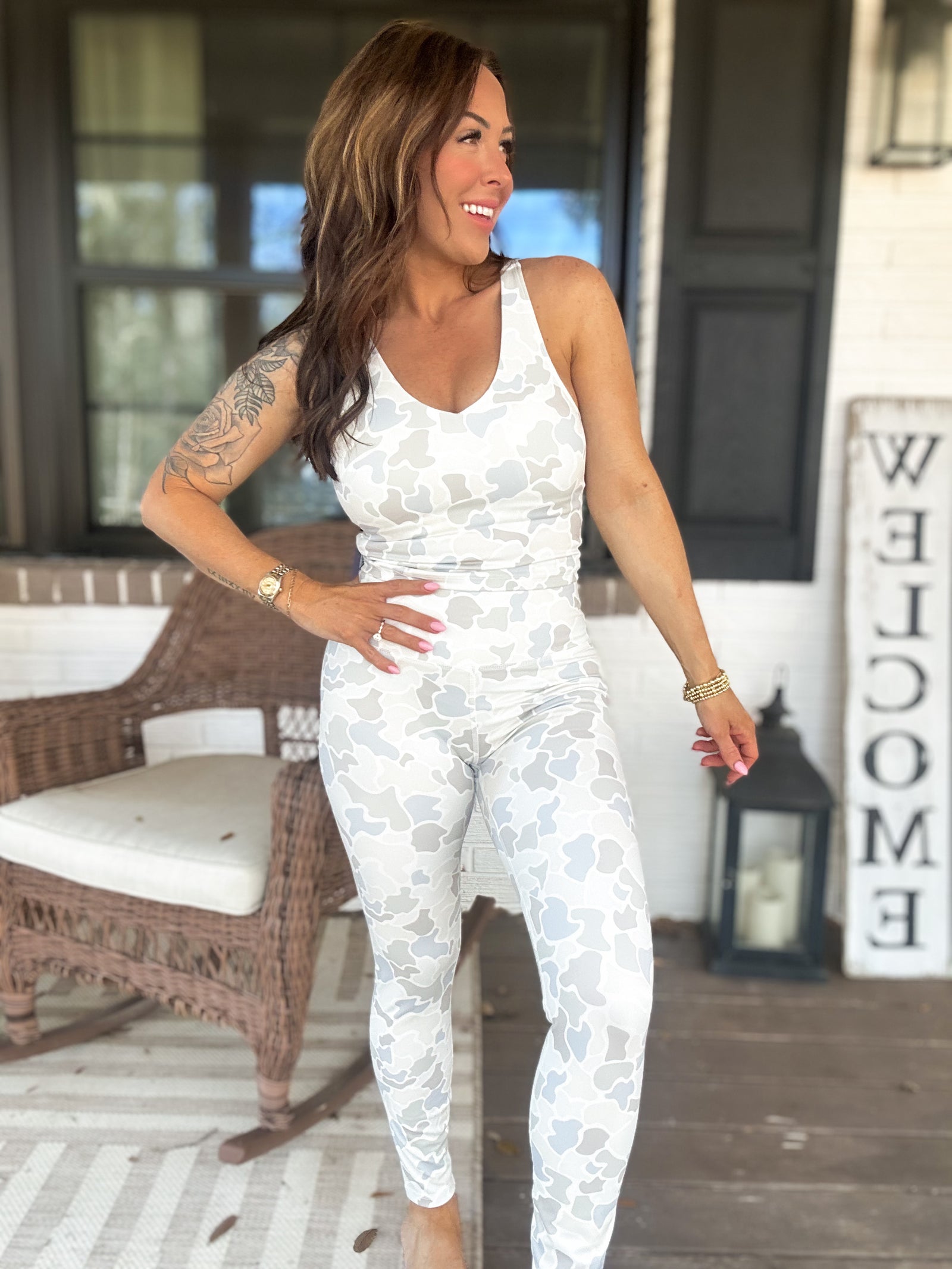 Local Girl Leggings - Saltwater Camo
