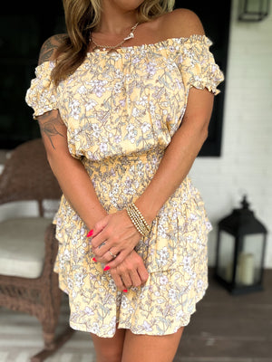 Something To Someone Smocked Mini Dress