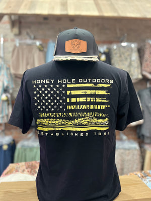 Honey Hole Gator Flag Tee