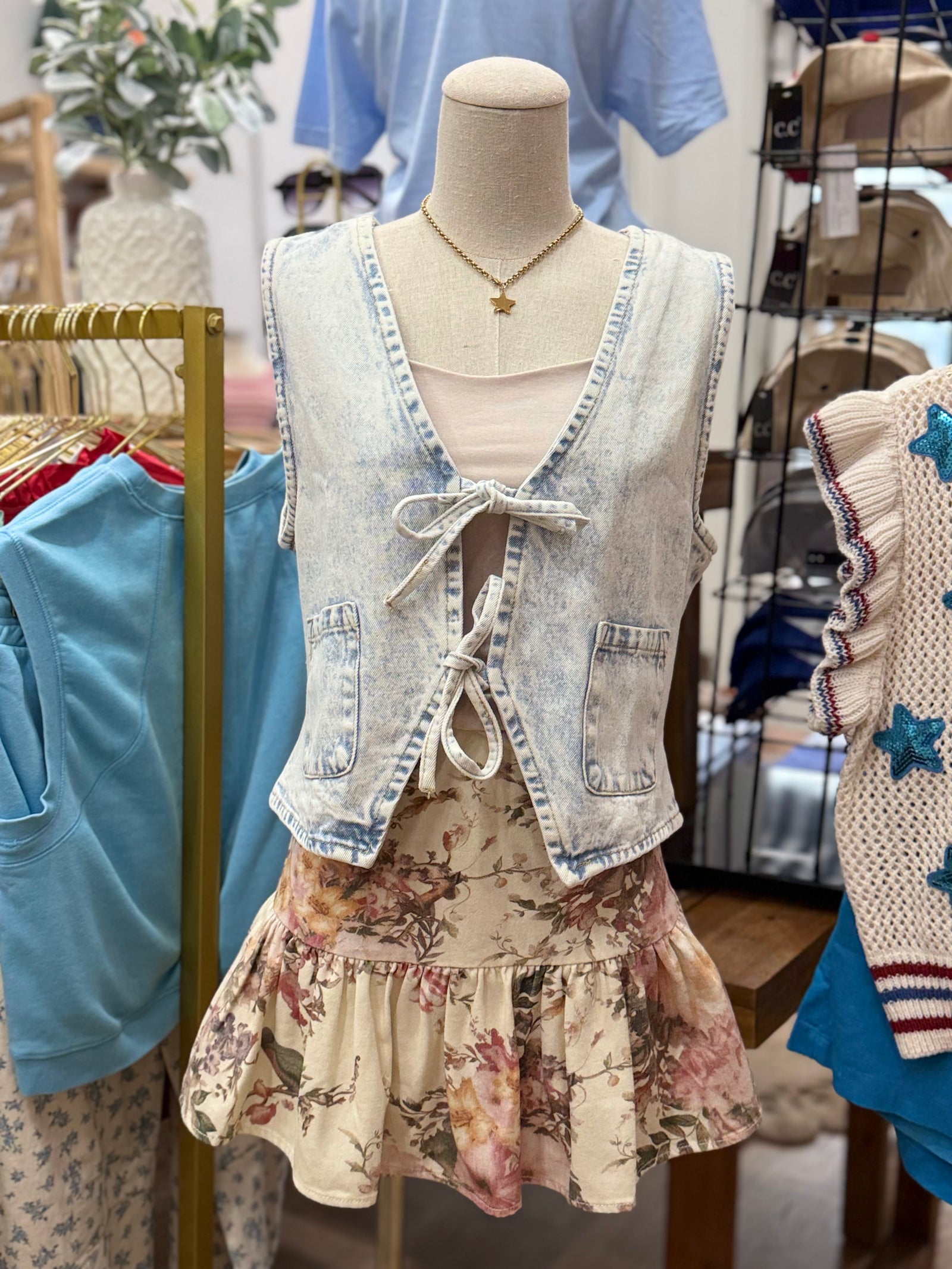 All Flirt Floral Mini Skirt