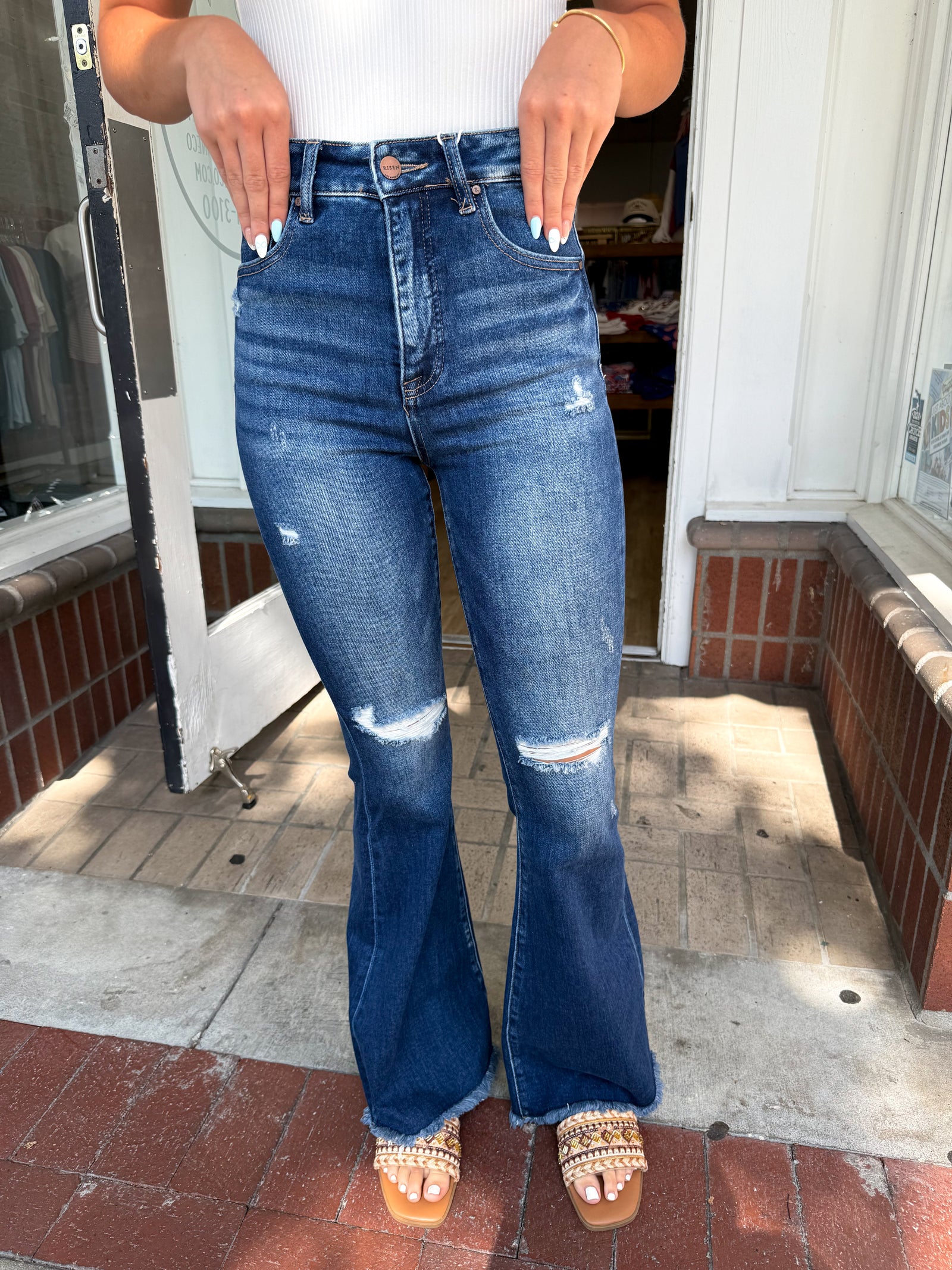Kasey High Rise Flare Jeans