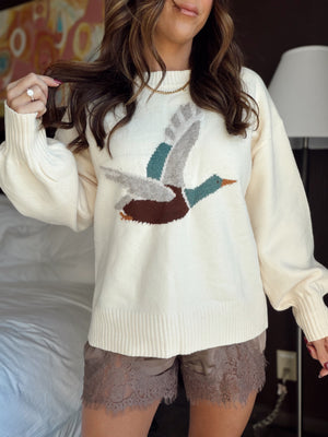 Drake Mallard Loose Fit Sweater Top