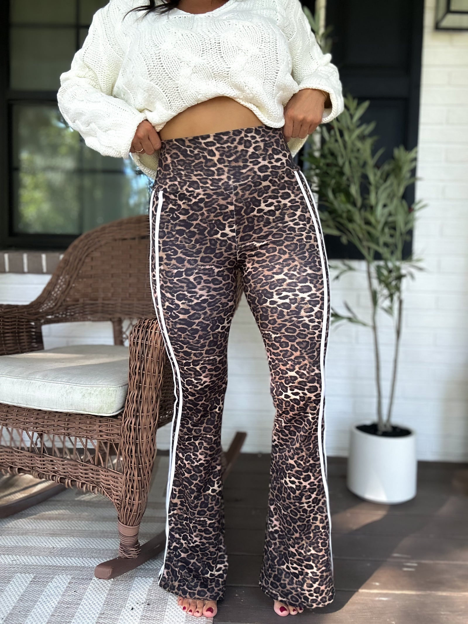 Clarrisa Leopard High Waisted Pants