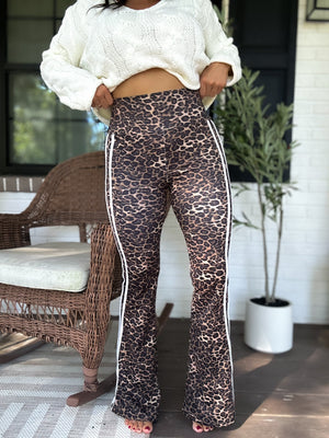 Clarrisa Leopard High Waisted Pants