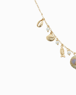 Mermaid Treasure Charm Necklace