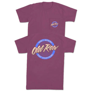 Old Row Circle Logo Pocket Tee - Brick