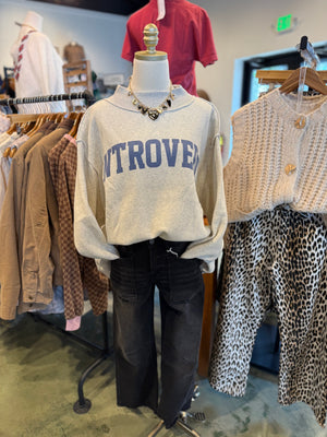 Introvert & Extrovert Reversible Sweatshirt