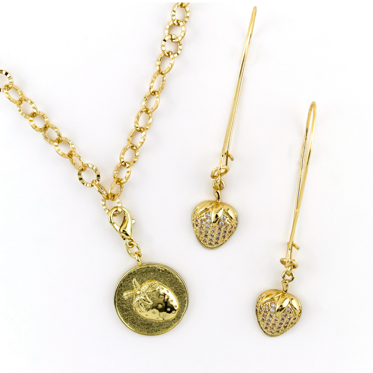 Small Town Girl Necklace + Earring Set