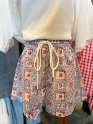 Party in the USA Patriotic Patchwork Shorts