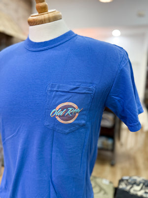 Old Row - Circle Logo Tee Mystic Blue