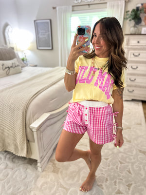 LuluMac Stripes Tee - Pink/Butter