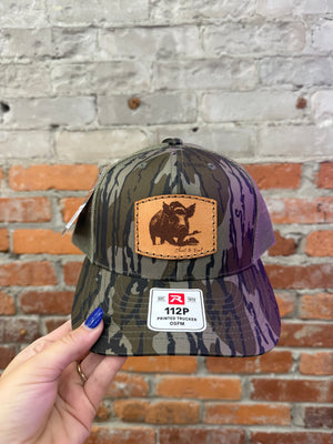 Shoot & Reel Bottomland Boar Hog Patch Hat