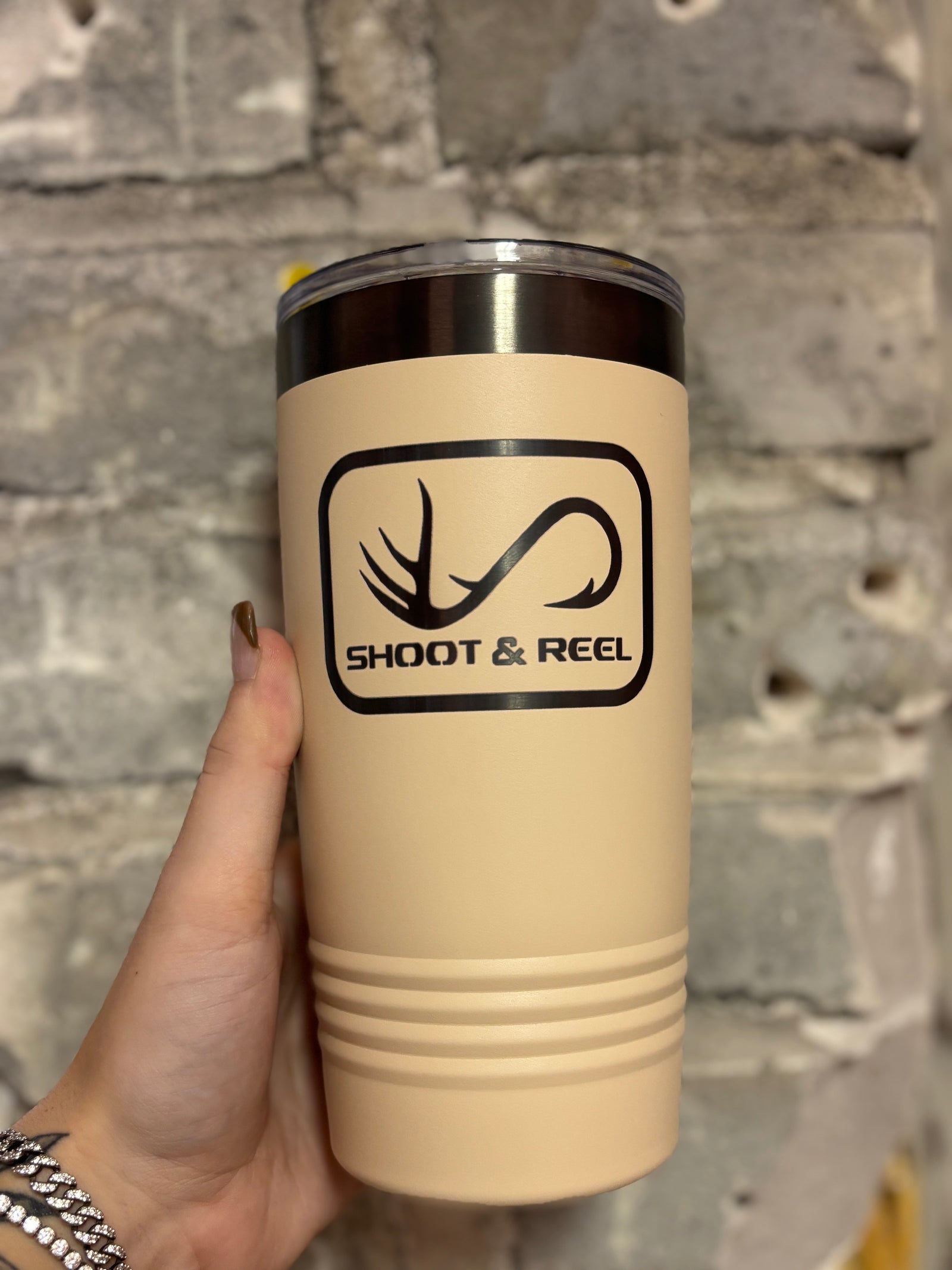 Shoot & Reel 20oz Cup -S&R Logo