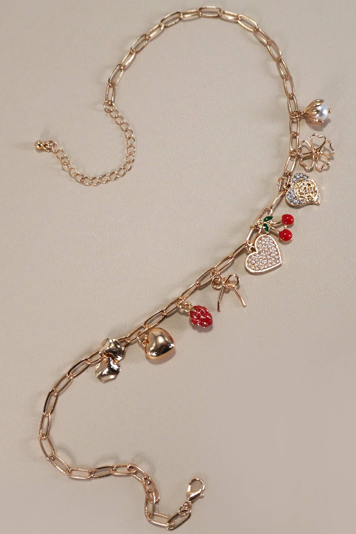 Mia Cherry Charm Necklace