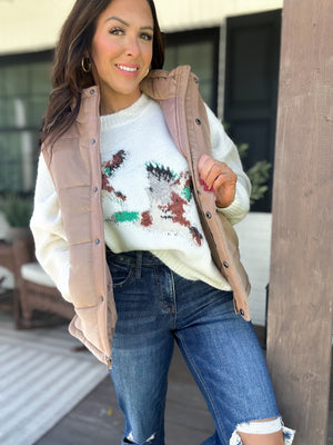 Duck Queen Sweater - Cream