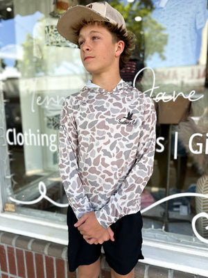 Youth Southern Cut Pro Hoodie - Desert Camo