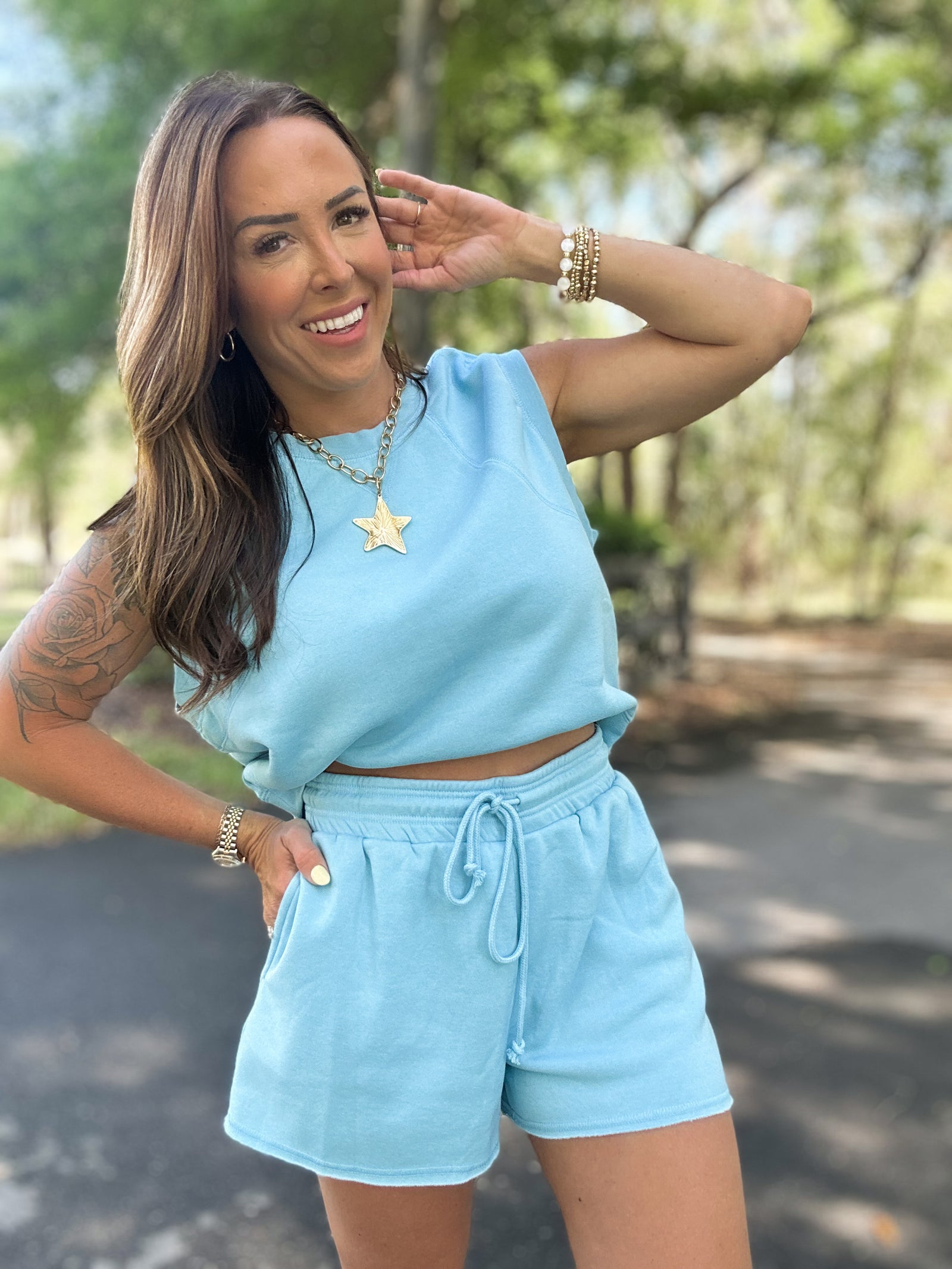 Kamri Lounge Set - Blue