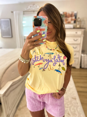 Catch Ya Later Comfort Colors Tee - Butter